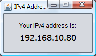 IPv4 Finder screenshot
